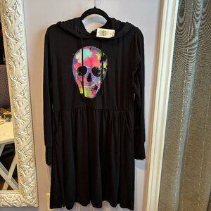 Torrid Super soft Skull Hood Dress NWT size 1